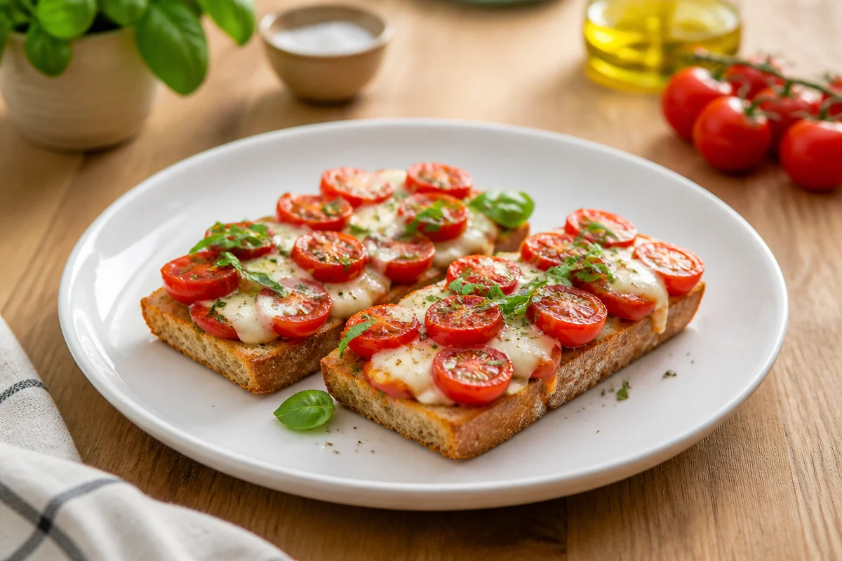 Tomaten-Mozzarella-Toast