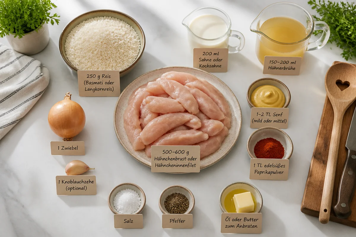 Hähnchengeschnetzeltes mit Reis – Einfaches Rezept für jeden Tag