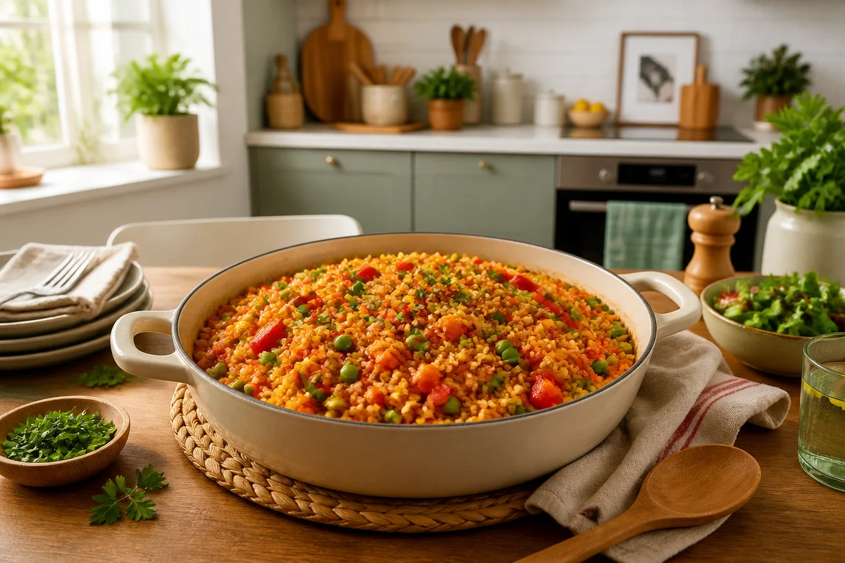 One Pot Reis mit Gemüse