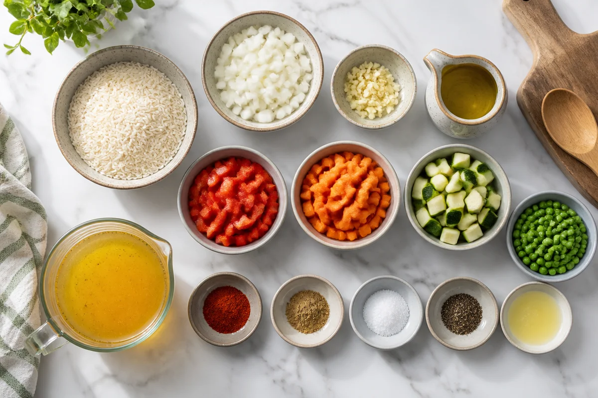 Leckere One Pot Reis mit Gemüse - Schnell und Einfach Kochen