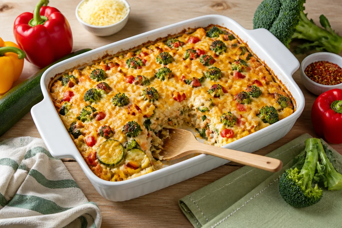 Gemüseauflauf mit Käse